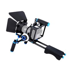 Dslr 조작 카메라 케이지 키트 어깨 안정제 시스템 비디오 지원 장비 캐논 5d 마크 iii iv 6d 7d 니콘 d7200 소니 a7 gh5 gh4|사진 스튜디오 액세서리|, 단일, 1개, C100