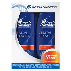 Head and Shoulders 헤드앤숄더 클리니컬 스트렝스 비듬샴푸 400ml x 2팩