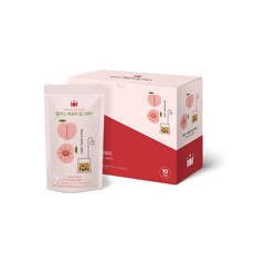 할리스 복숭아 얼그레이 파우치 아이스티음료, 230ml, 10개입, 1개