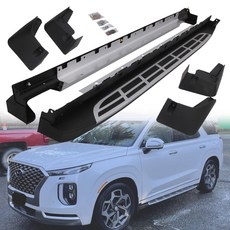etesan Running Boards Fit for Hyundai Palisade 201 현대 Palisade에 적합한 etesan 러닝 보드 2019 2020 2021 2022