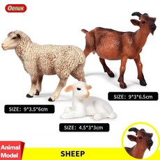 동물원 농장 하우스 모델 모형 액션 피규어 농부 암소 암탉 오리, 29.3pcs, 1개