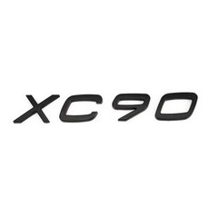 엠블럼 블랙 자동차 트렁크 스티커 볼보 XC60 XC90 S90 V90 C70 XC40 S60 D5 T5 T6 T8 용 후면 스티커, 1개