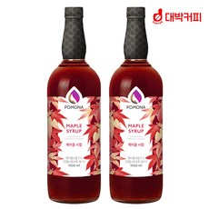 포모나 메이플 시럽 1000ml 2개, 1L