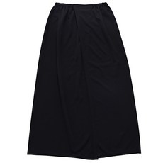 여성 태양 여름 보호 망사 맥시 롱 스커트 사이클링 비치 커버업, 블랙이에요.