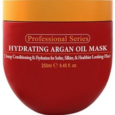 Arvazallia 하이드레이팅 아르간 오일 헤어 마스크 및 건조하거나 손상된 모발을 위한 딥 컨디셔너 - 8.45온스, 1개, 250ml