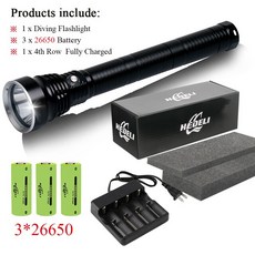  해루질수중랜턴 써치 200m 직업 수중 xhp90.2 led 스쿠버 후레쉬 XHP70 다이브 토치 IXP8 26650 18650 심해 랜턴, [01] A, [01] XHP90.2 