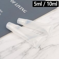 휴대용 비비크림 화장품 짜쓰는 리필통 5p 출장 빈통 외박 립클로즈 소분용, 1개, 10ml