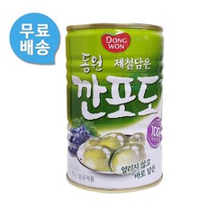 동원 깐포도 400g (10캔) 무료배송, 단품