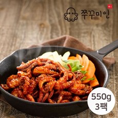 [천삼백케이] [쭈꾸미인] 프리미엄 양념 쭈꾸미 볶음 550g 3팩