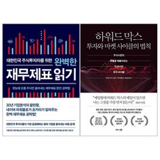 비즈니스북스 (2권) 하워드 막스 투자와 마켓 사이클의 법칙 + 대한민국 주식투자자를 위한 완벽한 재무제표 읽기