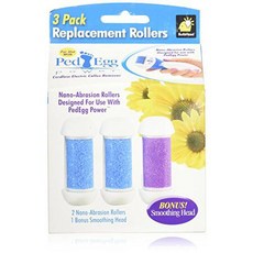 PedEgg Power Replacement Rollers by BulbHead pack of 3, 상세내용참조