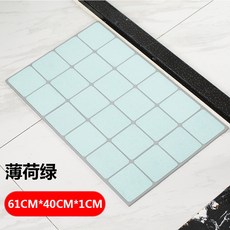 욕실바닥타일민트색