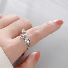 패션반지 연꽃 잉어 행운