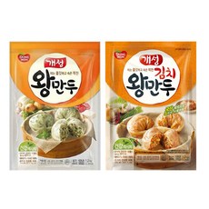 동원 개성 왕만두 1.2kg + 김치왕만두 1.2kg, 1세트