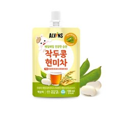 엘빈즈 매일매일 건강한 습관 작두콩 현미차, 1개, 100ml