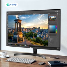 Lg전자 LG 32QN650 32인치 QHD IPS 32인치모니터 컴퓨터 모니터 슬림베젤 PC, 1개