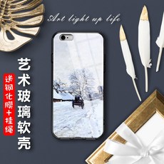 명화폰케이스 기예 유터케이스 야옹 X모네 설경 오솔길 강화유리 풀팩토리 IPHONE678PLUS약하게 굴다 R9