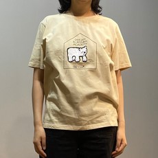 루미그라운드 여성 티셔츠 드림블라썸 아이와 함께 커플룩 아토피 친환경 천연염색 반팔
