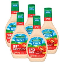 히든벨리 스파이시 랜치 소스 샐러드 드레싱 앤 토핑 Hidden Valley Spicy Ranch, 5개, 473ml