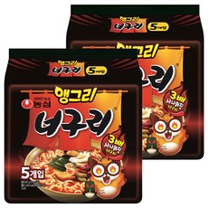 너구리 앵그리 121g, 10개 10개