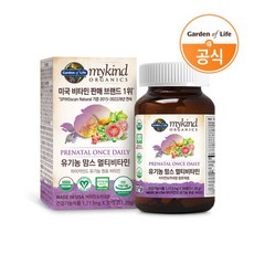 [리뉴얼] 마이카인드 유기농 임산부 맘스 멀티비타민 1713mg x 30정, 1개