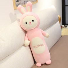 others 목자 물 어 귀여운 동물 롱 쿠션 피 규 떼 낼 수 있 는 털 인형 곰 돼지 유 니 콘 위로 해 줄 습 다.