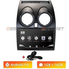 안드로이드 10 자동차 라디오 멀티미디어 비디오 플레이어 네비게이션 GPS 닛산 Qashqai J10 2006 2007 200, 01 1G 16G_01 CHINA