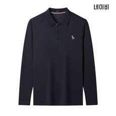 남성 폴로 순면 비즈니스 긴팔 골프 티셔츠