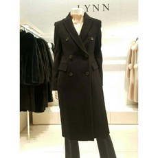 [현대백화점][린 LYNN] 더블단추울코트 (LGHCJL9700BK)