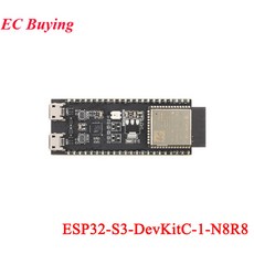 ESP32 S3 DevKitC 1 1U 개발 보드 WROOM N8R2 N8R8 N8 N4 N32R8V WiFi 무선 모듈, [06] DevKitC-1-N8R8, 1개
