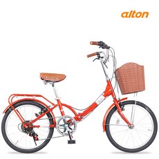 [무료조립] 알톤 보뚜F 접이식 미니벨로 자전거 선물, 150cm, 보뚜F - 레드+미조립