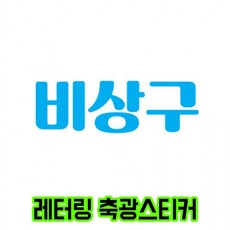 컷팅상품 DIY 비상구 250x80 C타입 축광스티커 레터링, 화이트