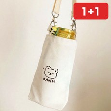 보냉백 텀블러파우치 보온 물병 케이스 음료수 휴대 보관, 1개, 텀블러백 토끼