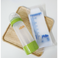 엠피엘 환경호르몬 무첨가 젖병 신생아 아기 모유젖병 250ml, 오렌지, 1개