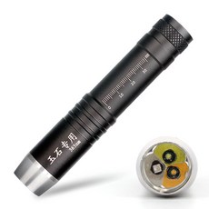 잡화상점 LED 최 여기서 특별히 삼광원 화이트 엘로 퍼플 365NM 촬영을 하고 옥이다 돌 호박색 감정함 후레쉬 손전등, 블랙