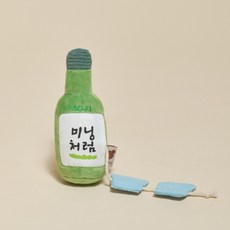 미닝러스 미닝처럼 소주 강아지 노즈워크 장난감 15cm 그린 1개 - 미닝러스