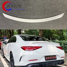 메르세데스 CLS W257 ABS 테일윙 리어루프 스포일러 CLS200 CLS300 17-20 Carbon fiber look, white