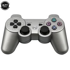 소니호환 컨트롤러 지지대 블루투스 무선 게임패드 플레이 스테이션 3 조이스틱 콘솔 PC용, Silver, 1개