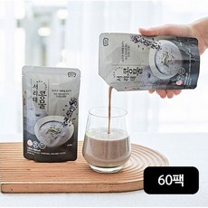 아름뜰 아름뜰 맷돌로 갈아만든 서리태 콩물 60팩, 상세 설명 참조, 단일옵션