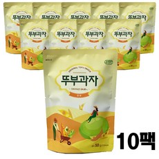 쿠키아 뚜부과자 오리지널 묶음 두부과자, 50g, 10개