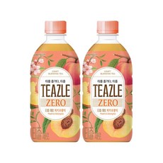 웅진 티즐 피치 우롱티, 500ml, 12개