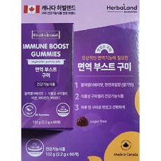 허벌랜드 면역부스트 구미 2.2g x 60구미