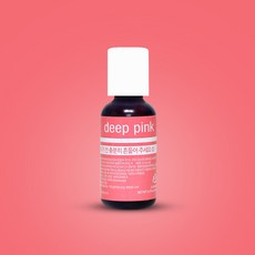 셰프마스터 식용색소 수용성 20g / 초콜릿(지용성색소3g 57g), 수용성 딥핑크, 1개