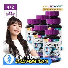 [4+2] 홀리데이즈 MSM2000 6병 720정