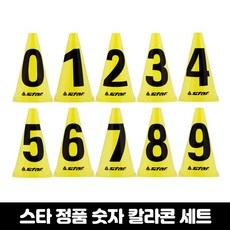 숫자 칼라콘 세트 학교체육훈련용품정품