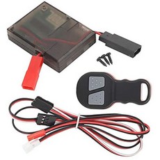 Tbest 윈치 컨트롤러 수신기 RC 모델 자동차 범용 윈치 무선 원격 컨트롤러 수신기 키트 for 110 RC Craw, One Color_One Size, One Color_One Size, One Color