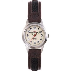 타이맥스 Timex 익스페디션 필드 미니 여성용 손목시계 블랙/브라운 나일론/가죽 스트랩 T41181 126752