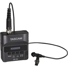 TASCAM (태스컴) DR-10L 핀 마이크 레코더 블랙 Youtube 음성 수록 인터넷 전송 팟 캐스트 동영상 촬영 Vlog 수록용