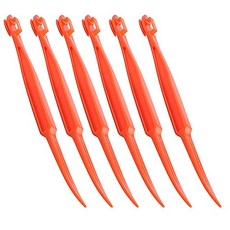 NMT 오렌지 피어 6pcs 플라스틱 쉬운 슬라이서 껍질 제거제 오픈 도어 주방 액세서리 나이프 요리 도구 주방 가제트 (신규) - P009607Y53PNX37, 기본