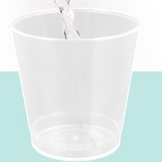 플라스틱소주잔 여러번쓸수있는 씻어쓰는 가벼운컵, 1개